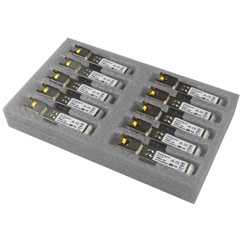 You Recently Viewed StarTech GLCT10PKST SFP to RJ45 Cat6/Cat5e Transceiver 10 Pack Image